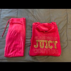 Juicy Couture sweat suit